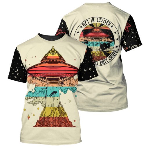 Gearhumans Ailen UFO Camping - 3D All Over Printed Shirt - Image 3