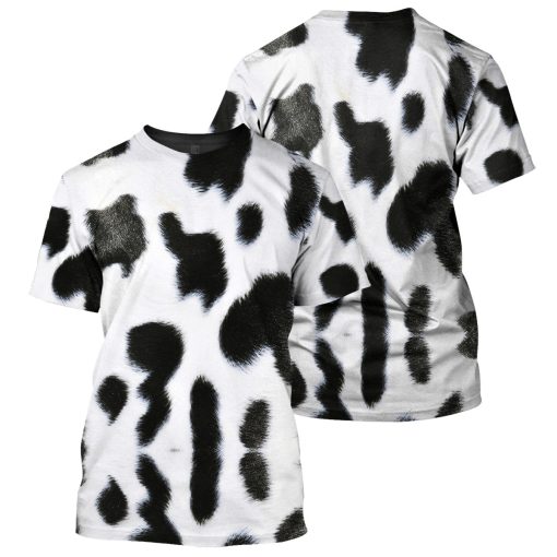 Gearhumans Dairy Cow - 3D All Over Printed Shirt