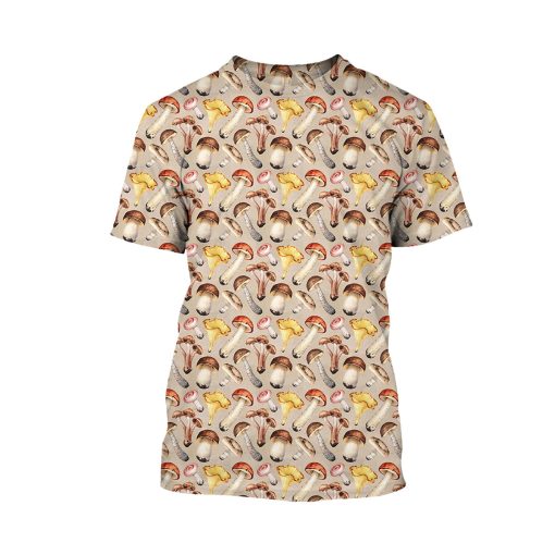 Gearhumans Mushroom - 3D All Over Printed Shirt 3 Gearhumans Mushroom - 3D All Over Printed Shirt - Image 3