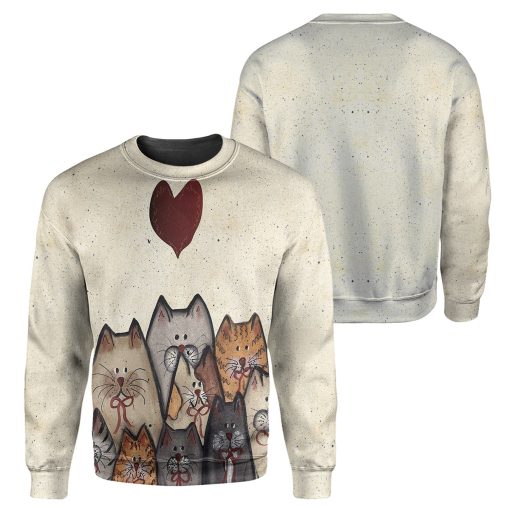 Gearhumans Cat - 3D All Over Printed Shirt