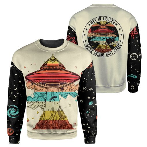 Gearhumans Ailen UFO Camping - 3D All Over Printed Shirt - Image 2