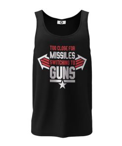 Gearhumans 3D Too Close For Missiles Custom Crop Tank Top