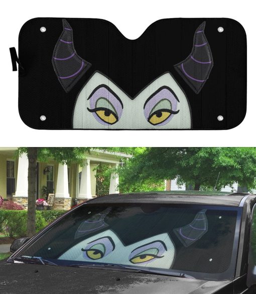Gearhuman 3D Maleficent Custom Car Auto Sunshade - Image 3