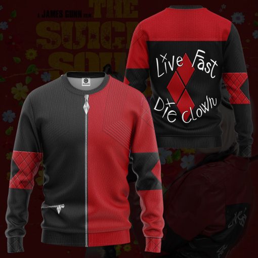 Gearhumans 3D The Suicide Squad Harley Quinn Custom Tshirt Hoodie Apparel - Image 8