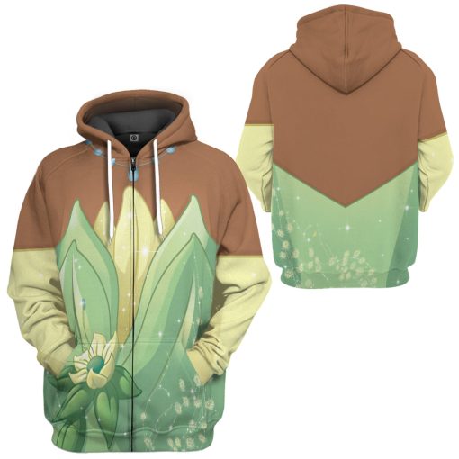 Gearhumans 3D Tiana Princess Custom Tshirt Hoodie Apparel - Image 8