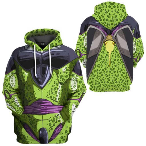 Gearhumans 3D Cell Dragon Ball Custom Tshirt Hoodie Apparel 5 Gearhumans 3D Cell Dragon Ball Custom Tshirt Hoodie Apparel - Image 5