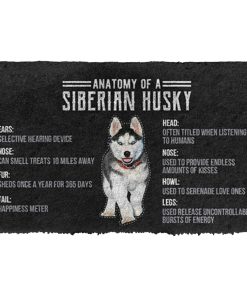 Gearrhumans 3D Anatomy Of A Siberian Husky Custom Doormat