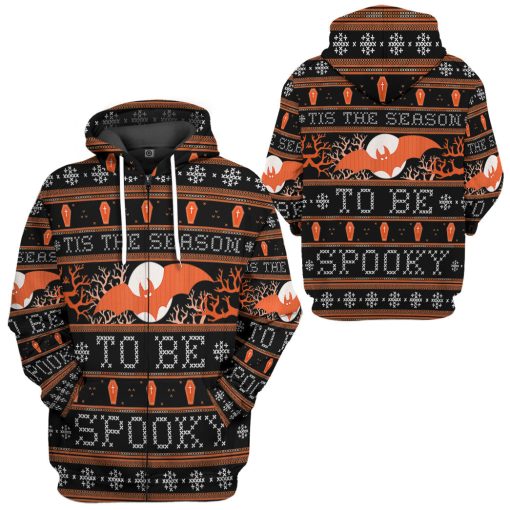 Gearhumans 3D Ugly Halloween Spooky Season Custom Hoodie Tshirt Apparel