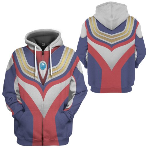 Gearhumans 3D Ultraman Tiga Custom Hoodie Tshirt Apparel - Image 8