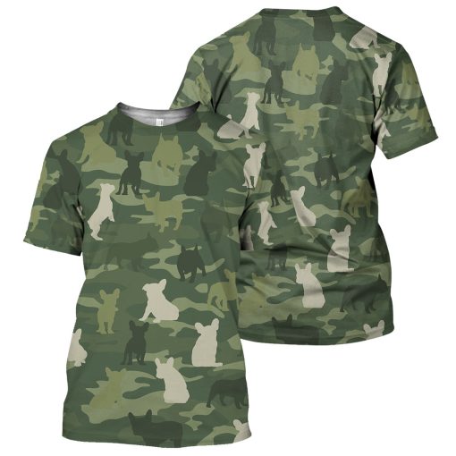Gearhumans French Bulldog- 3D All Over Printed Shirt
