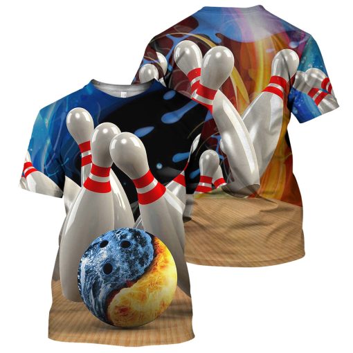 Gearhumans Bowling - 3D All Over Printed Shirt - Image 3