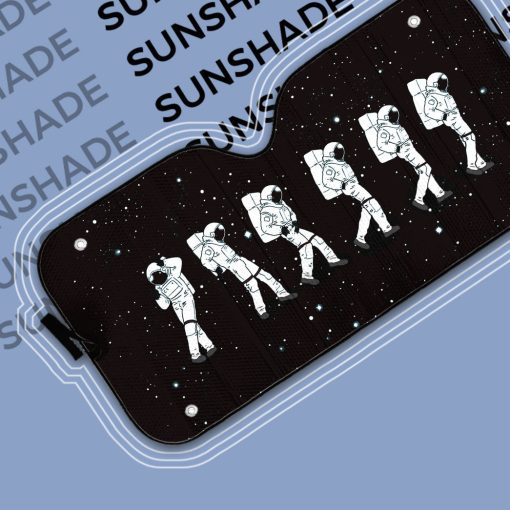 Gearhumans 3D Crotch Grab Moon Walk Astronaut Auto Sunshade - Image 6