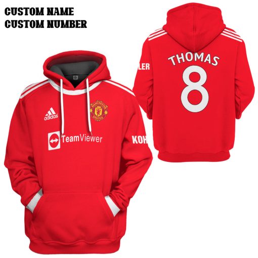 Gearhumans 3D MU CR7 Jersey Custom Name Custom Number Tshirt Hoodie Apparel