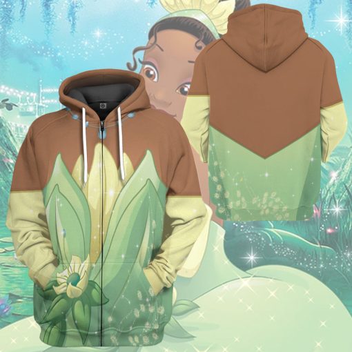 Gearhumans 3D Tiana Princess Custom Tshirt Hoodie Apparel - Image 11
