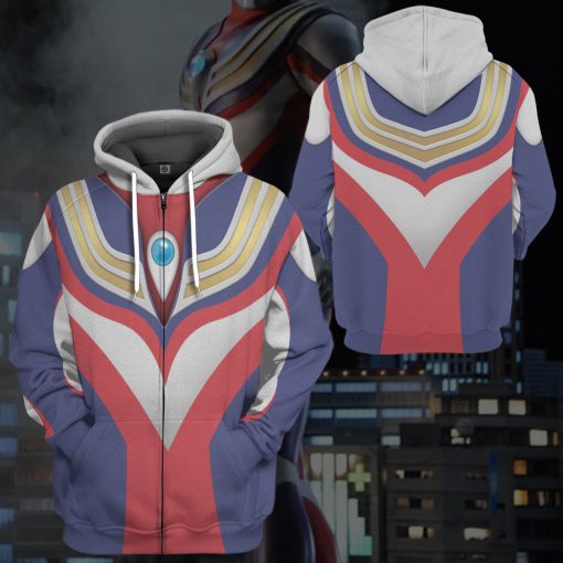 Gearhumans 3D Ultraman Tiga Custom Hoodie Tshirt Apparel - Image 11