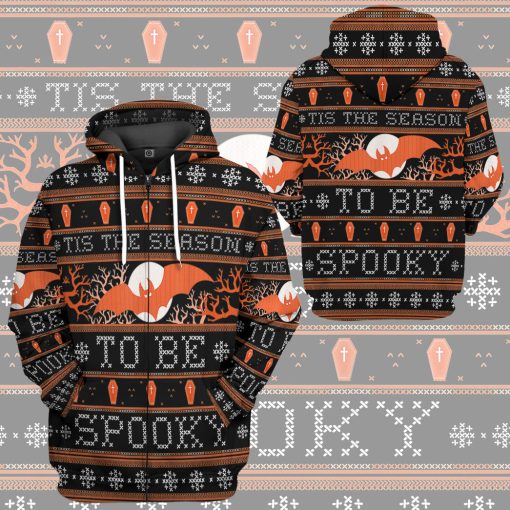 Gearhumans 3D Ugly Halloween Spooky Season Custom Hoodie Tshirt Apparel