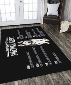 Gearrhumans 3D Anatomy Of A Siberian Husky Custom Carpet