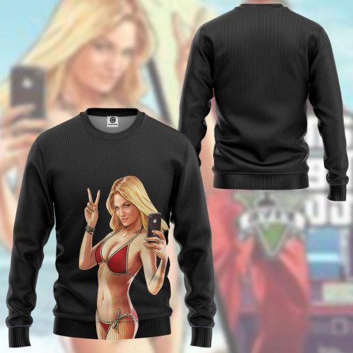 Gearhumans 3D GTA Mulher Custom Tshirt Hoodie Apparel 10 Gearhumans 3D GTA Mulher Custom Tshirt Hoodie Apparel - Image 10