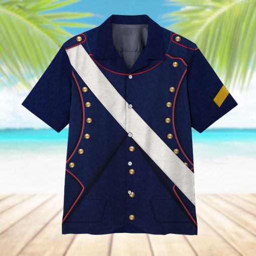Gearhumans 3D French Line Artillery 1806 Custom Hawaii Shirt