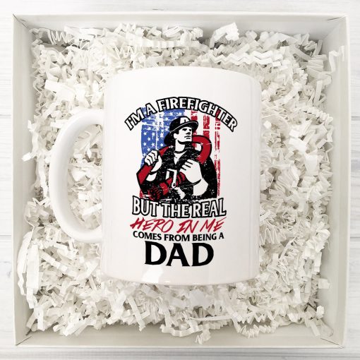 Gearhumans 3D Fire Fighter Dad Tumbler - Image 4