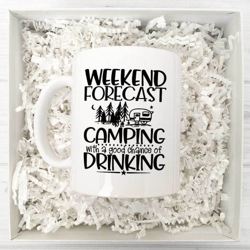 Gearhumans 3D Weekend Forecast Camping With A Good Chance Of Drinking Mug - Image 4