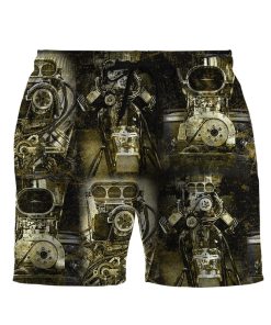 Gearhumans 3D Drag Racing Beach Short