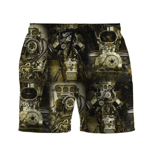 Gearhumans 3D Drag Racing Beach Short