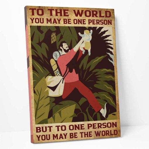 Gearhumans 3D The World To One Person Canvas