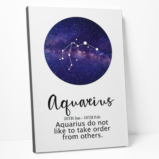 Gearhumans Aquarius Do Not Like To Take Orders From Others Canvas - Image 2