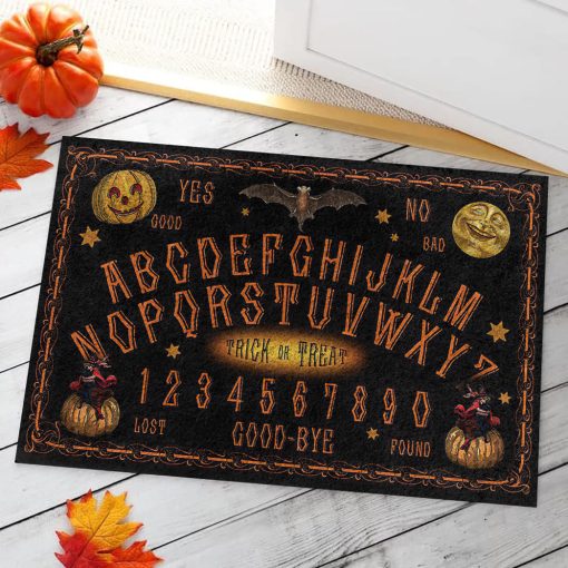 Gearhumans 3D Talking Board Ouijia Board Halloween Style Custom Doormat - Image 2