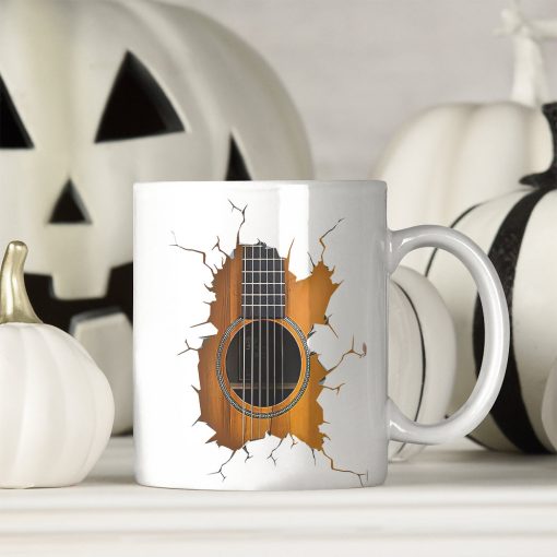 Gearhumans 3D Acoustic Guitar Custom Name Mug - Image 6