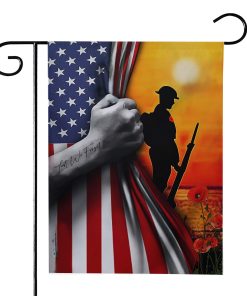 Gearhumans 3D American Veteran Flag House