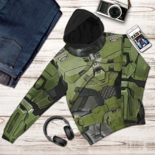Gearhumans 3D Halo Infinite Masterchief Cosplay Custom Tshirt Hoodie Apparel - Image 11