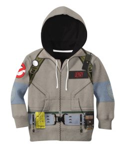 Gearhumans 3D Ghostbuster Cosplay Custom Name Kid Hoodie