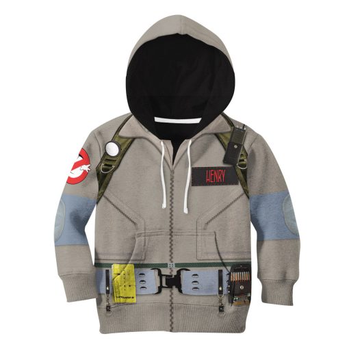 Gearhumans 3D Ghostbuster Cosplay Custom Name Kid Hoodie 1 Gearhumans 3D Ghostbuster Cosplay Custom Name Kid Hoodie