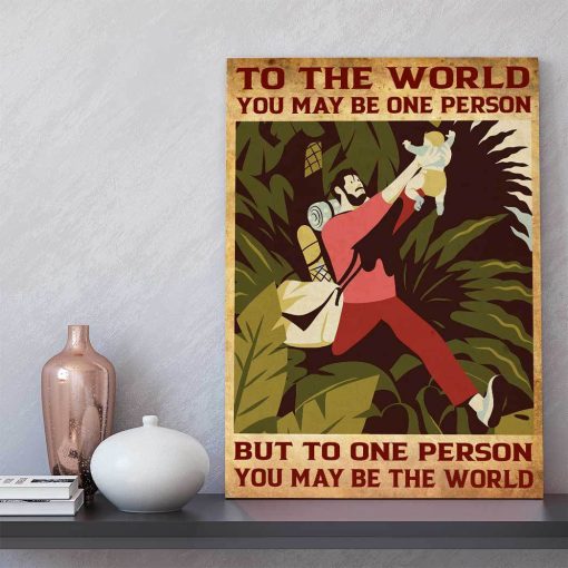 Gearhumans 3D The World To One Person Canvas