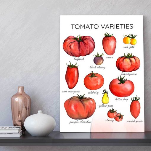 Gearhumans Tomato Varieties Canvas 3 Gearhumans Tomato Varieties Canvas - Image 3