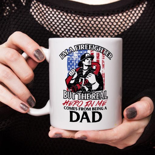 Gearhumans 3D Fire Fighter Dad Tumbler - Image 6