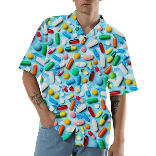 Gearhumans 3D Nurse Hawaii Shirt