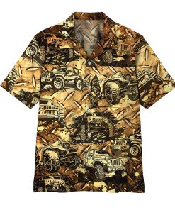 Gearhumans 3D Jeep Hawaii Shirt