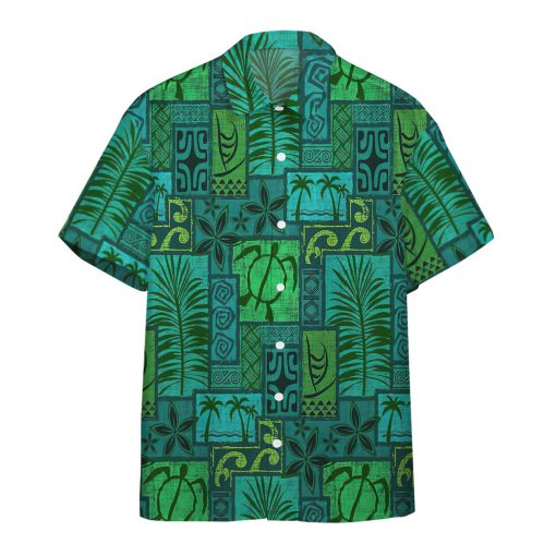 Gearhumans 3D Green Turtles Hawaii Shirt