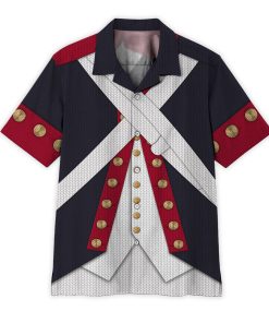 Gearhumans 3D Custom Continental Army Hawaii Shirt