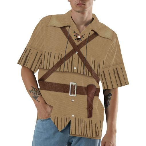 Gearhumans 3D Custom Daniel Boone Hawaii Shirt - Image 3