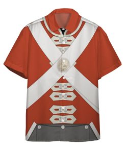 Gearhumans 3D Custom British Army Redcoats Hawaii Shirt