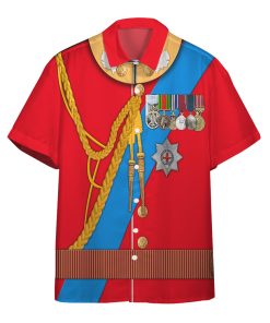 Gearhumans 3D Custom Queen Elizabeth Hawaii Shirt
