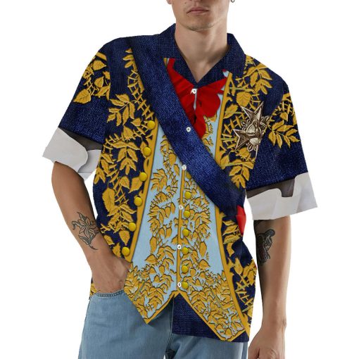 Gearhumans 3D Custom Louis XV Hawaii Shirt