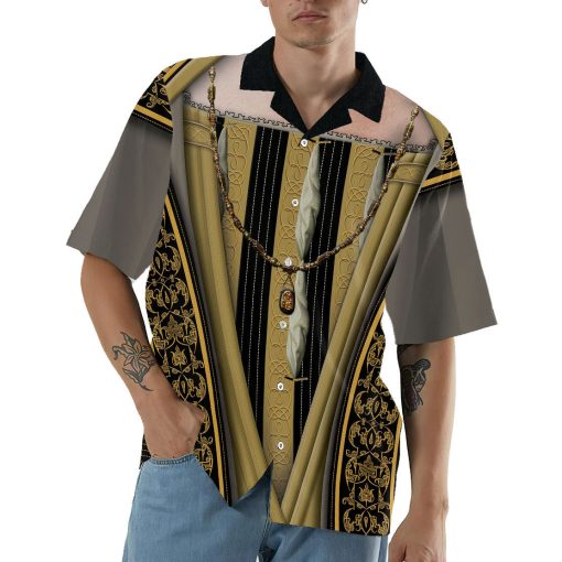 Gearhumans 3D Full-Print Francis I Of France Hawaii Shirt