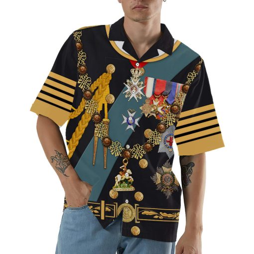 Gearhumans 3D Custom Prince Charles Hawaii Shirt - Image 3