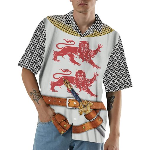 Gearhumans 3D Custom William I Of England Hawaii Shirt