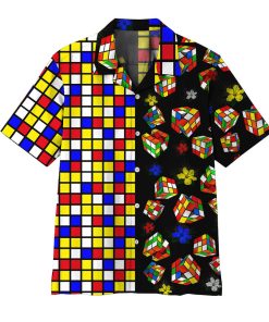 Gearhumans 3D Rubik Hawaii shirt